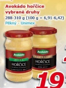 Hořčice Avokádo