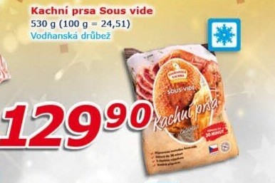 Kachní prsa sous vide Vodňanská kachna