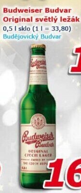 Pivo světlý ležák B: Original Budweiser Budvar