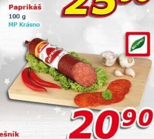 Salám Paprikáš Krásno