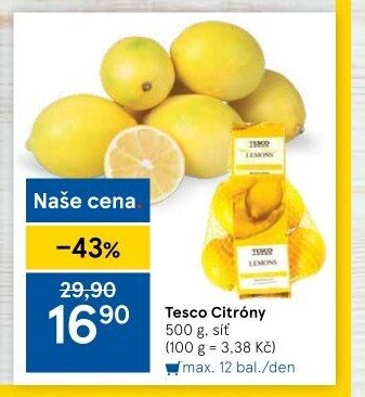Citrony Tesco