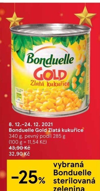 Kukuřice sterilovaná Gold Bonduelle