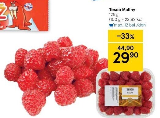 Maliny Tesco