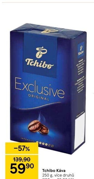 Mletá káva Tchibo Exclusive