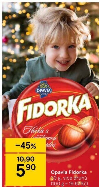 Oplatky Fidorka Opavia