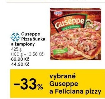 Pizza mražená Guseppe Dr. Oetker