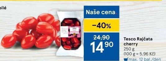 Rajčata cherry Tesco