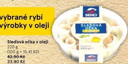 Sleďová očka Seko