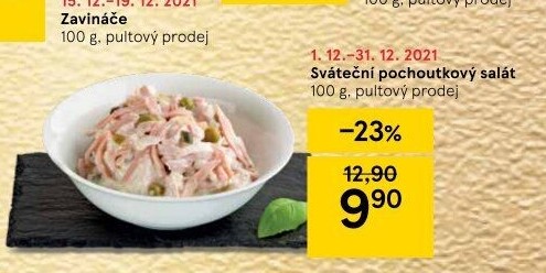 Sváteční pochoutkový salát