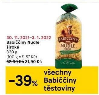 Těstoviny babiččiny Druid
