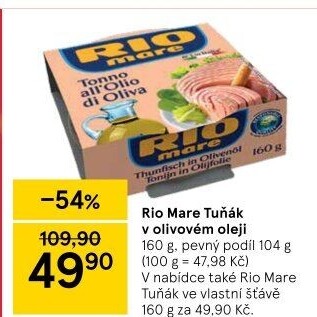 Tuňák v oleji Rio Mare