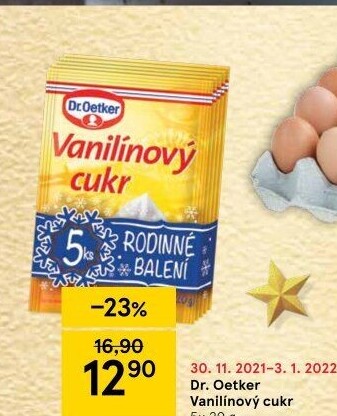 Vanilínový cukr Dr. Oetker