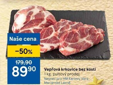 Vepřová krkovice bez kosti