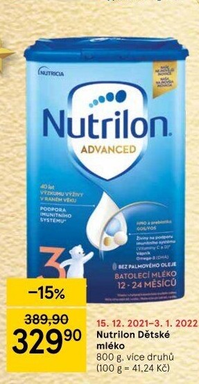 Kojenecké mléko Nutrilon