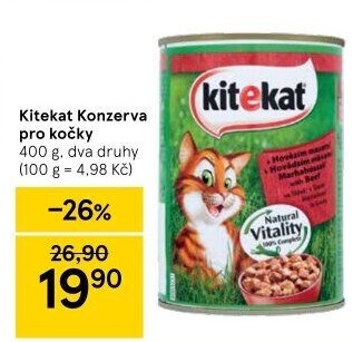 Konzerva pro kočky Kitekat