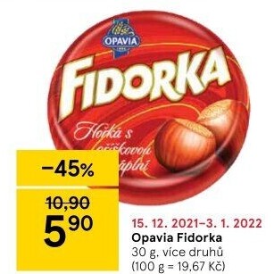 Oplatky Fidorka Opavia