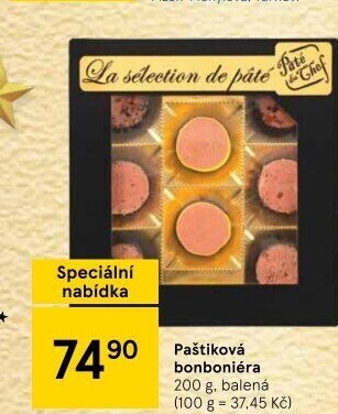 Paštika bonboniéra Pâté du Chef