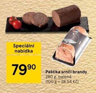 Paštika srnčí brandy