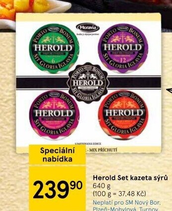 Sýr Herold Moravia - dárková kazeta