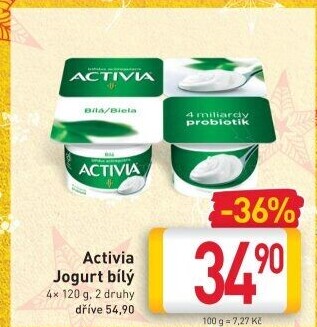 Bílý jogurt Activia Danone
