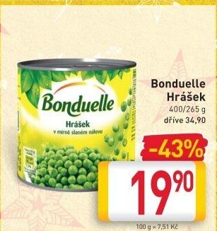 Hrášek Bonduelle
