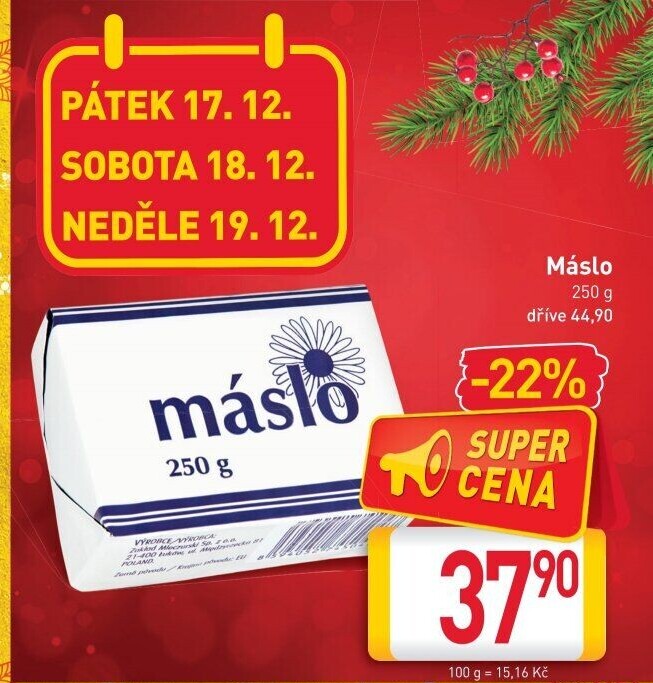 Máslo Milkpol