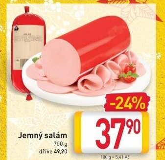 Salám jemný Kostelecké uzeniny