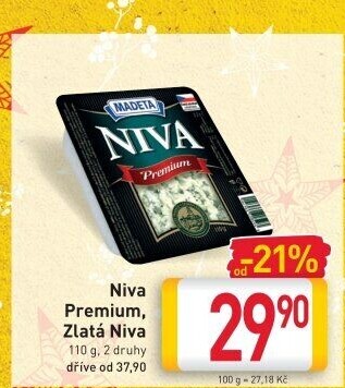 Sýr Niva 60% Premium Madeta