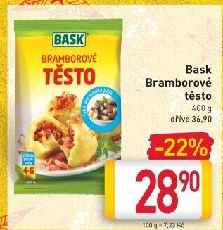 Těsto bramborové v prášku Bask
