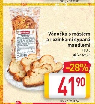 Vánočka máslová Penam