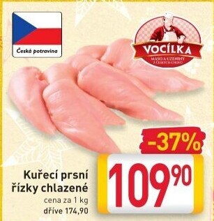 Kuřecí prsní řízky Vocílka
