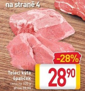 Telecí kýta bez kosti