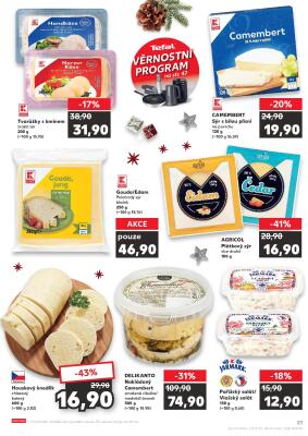 akční leták Kaufland 20.12.2021-24.12.2021