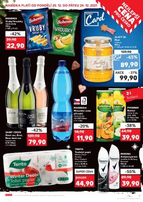 akční leták Kaufland 20.12.2021-24.12.2021