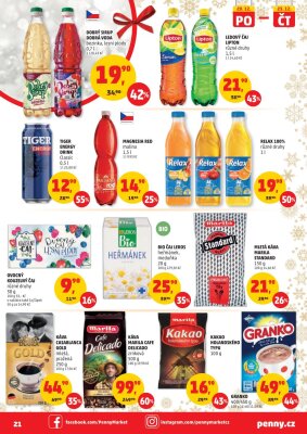 akční leták Penny Market 20.12.2021-23.12.2021