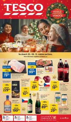 akční leták Tesco 20.12.2021-24.12.2021