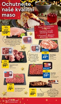 akční leták Tesco 20.12.2021-24.12.2021