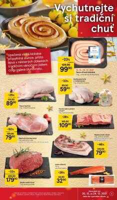 akční leták Tesco 20.12.2021-24.12.2021