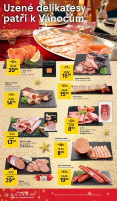 akční leták Tesco 20.12.2021-24.12.2021