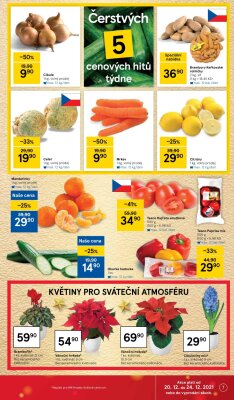 akční leták Tesco 20.12.2021-24.12.2021