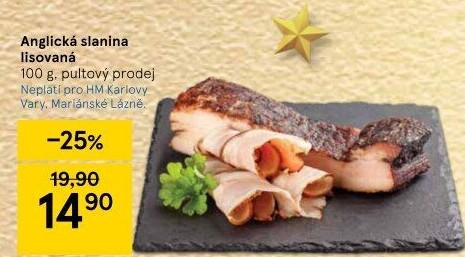 Anglická slanina lisovaná