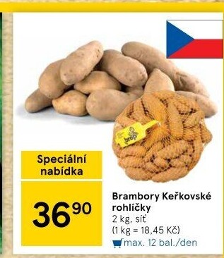 Brambory Keřkovský rohlíček