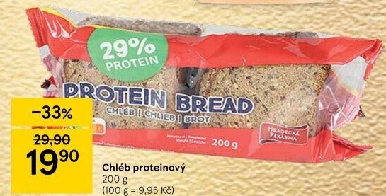 Chléb proteinový Hradecká pekárna