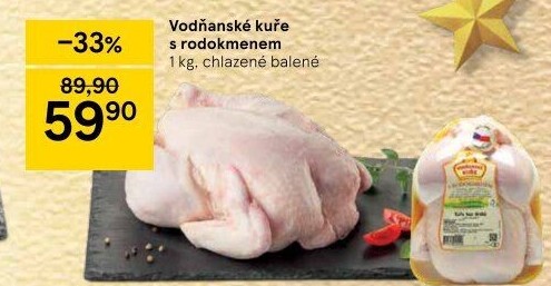 Kuře s rodokmenem Vodňanské kuře