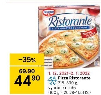 Pizza mražená Ristorante Dr. Oetker