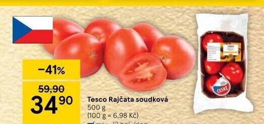 Rajčata soudková Tesco