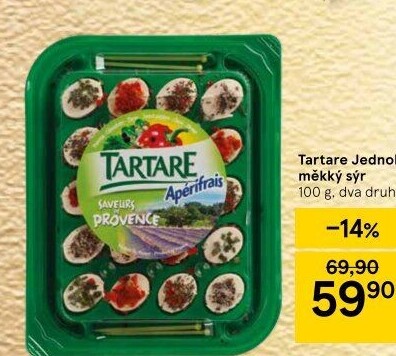 Sýr jednohubky Aperifrais Tartare