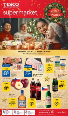 akční leták Tesco 20.12.2021-24.12.2021