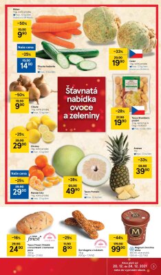 akční leták Tesco 20.12.2021-24.12.2021