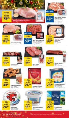 akční leták Tesco 20.12.2021-24.12.2021